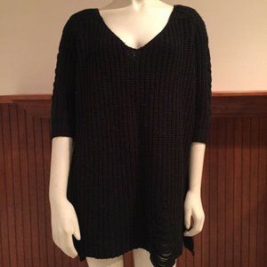 Zoa Black Sweater - Size: Small